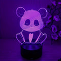 3D LED Panda Night Light