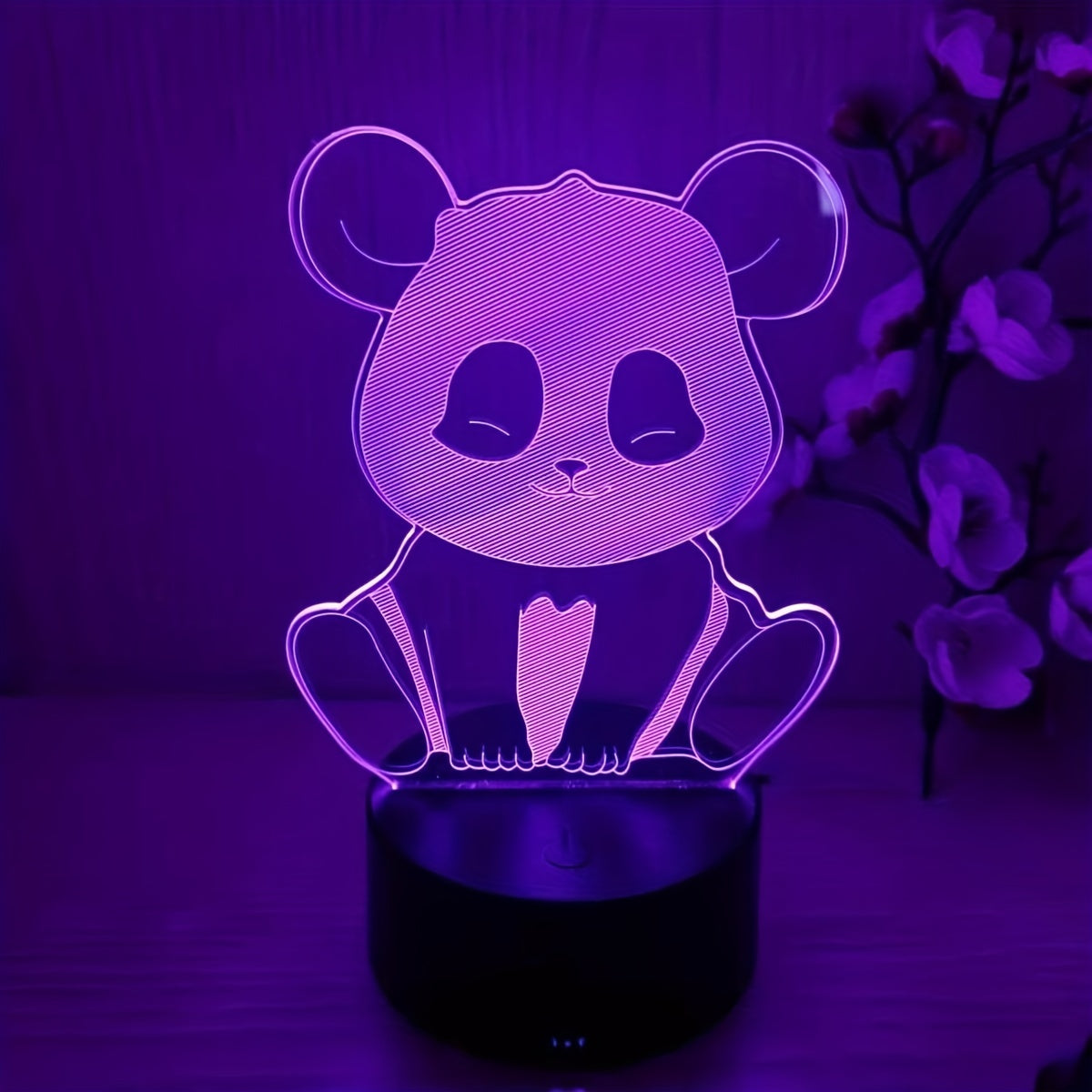3D LED Panda Night Light