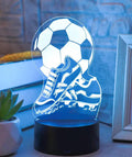 3D LED Football and Boots Night Light